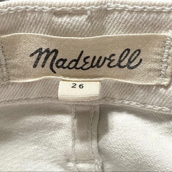 Madewell Patch Pockets Button Front Denim Skirt 26 - Picture 6 of 10